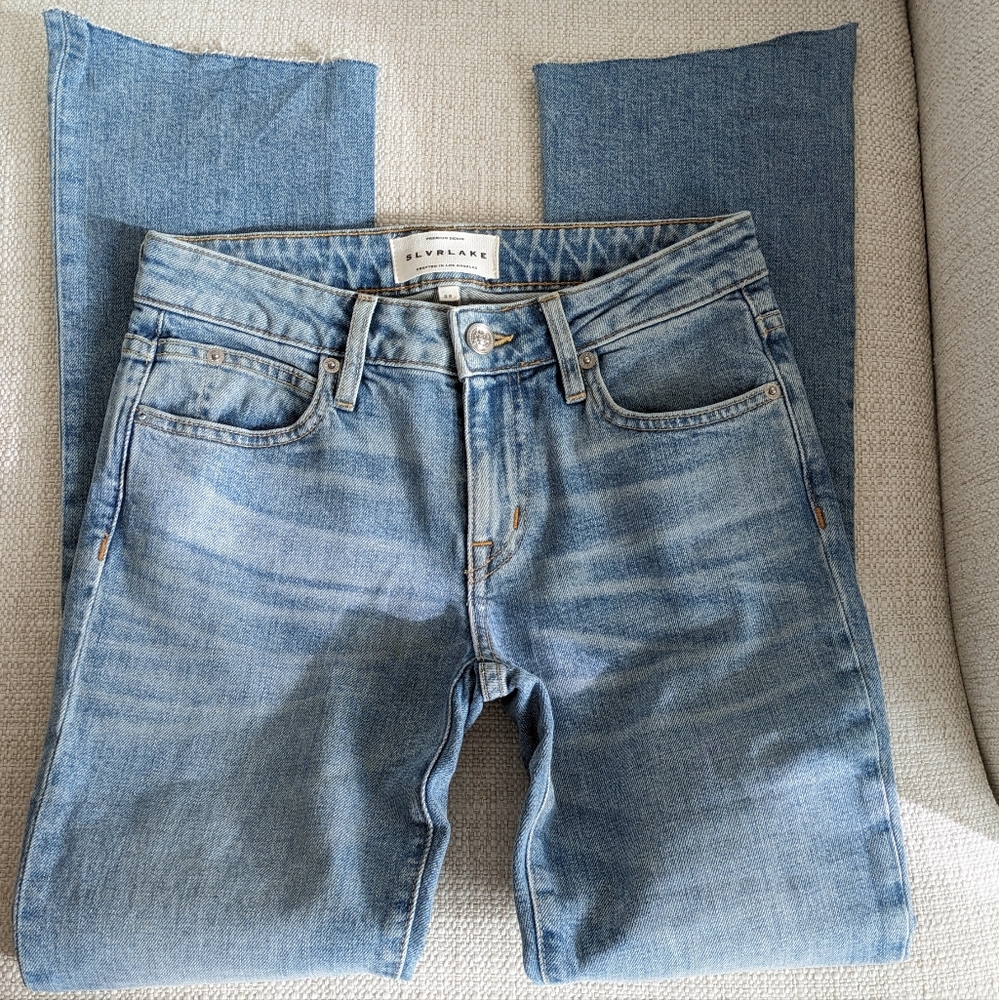 SLVRLAKE Scarlet Kick Flare Jeans